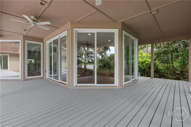 This beautifully updated home in The Landings offers privacy on The Landings Club - Palmetto in Georgia - for sale on GolfHomes.com, golf home, golf lot