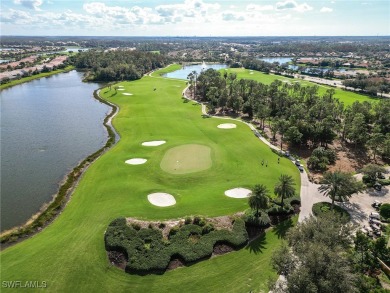 The stunning Corsica design is situated in the sought-after on Pelican Preserve Golf Club in Florida - for sale on GolfHomes.com, golf home, golf lot