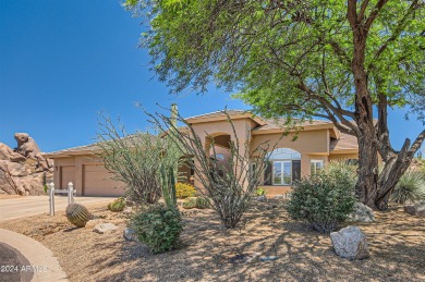 Indulge in luxury desert living in this beautifully remodeled on Troon North Golf Club  in Arizona - for sale on GolfHomes.com, golf home, golf lot