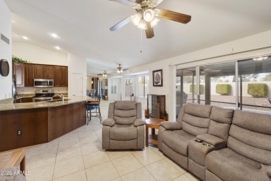 Immaculately maintained 2BR, 2BA Solano model with a bonus den on Ironwood Golf Club in Arizona - for sale on GolfHomes.com, golf home, golf lot