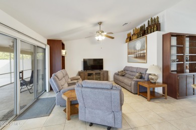 Immaculately maintained 2BR, 2BA Solano model with a bonus den on Ironwood Golf Club in Arizona - for sale on GolfHomes.com, golf home, golf lot