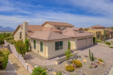Stunning mountain views from this hilltop home on highly desired on Saddlebrooke Golf Course in Arizona - for sale on GolfHomes.com, golf home, golf lot