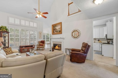 Welcome home to an oasis not too far from the city. Quiet 13 on Canongate At Flat Creek Club in Georgia - for sale on GolfHomes.com, golf home, golf lot