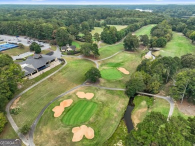 Welcome home to an oasis not too far from the city. Quiet 13 on Canongate At Flat Creek Club in Georgia - for sale on GolfHomes.com, golf home, golf lot