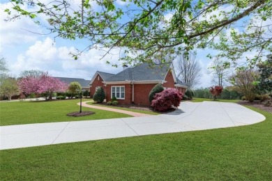 This stunning single-story brick ranch home offers sweeping on Gold Creek Resort in Georgia - for sale on GolfHomes.com, golf home, golf lot