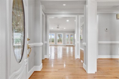 This stunning single-story brick ranch home offers sweeping on Gold Creek Resort in Georgia - for sale on GolfHomes.com, golf home, golf lot