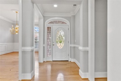 This stunning single-story brick ranch home offers sweeping on Gold Creek Resort in Georgia - for sale on GolfHomes.com, golf home, golf lot