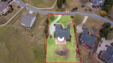 This stunning single-story brick ranch home offers sweeping on Gold Creek Resort in Georgia - for sale on GolfHomes.com, golf home, golf lot