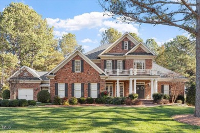 Ultimate GOLF COURSE LOT estate home overlooking Heritage Wake on Heritage Golf Club in North Carolina - for sale on GolfHomes.com, golf home, golf lot