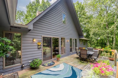 Beautiful home nestled among mature trees giving just enough on Emory Golf and Country Club in Tennessee - for sale on GolfHomes.com, golf home, golf lot