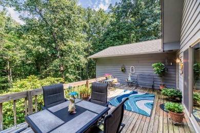 Beautiful home nestled among mature trees giving just enough on Emory Golf and Country Club in Tennessee - for sale on GolfHomes.com, golf home, golf lot