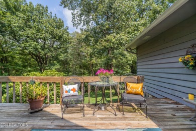 Beautiful home nestled among mature trees giving just enough on Emory Golf and Country Club in Tennessee - for sale on GolfHomes.com, golf home, golf lot