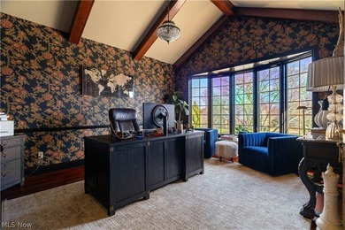 Welcome to this English-inspired brick estate, a must-see in on Glenmoor Country Club in Ohio - for sale on GolfHomes.com, golf home, golf lot