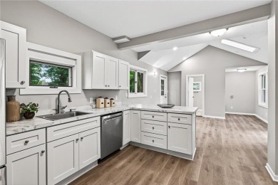 Beautifully renovated one and a half story home nestled on a on North Branch Golf Club in Minnesota - for sale on GolfHomes.com, golf home, golf lot