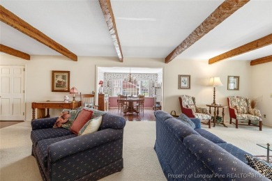 Say *Welcome Home* to this adorable English cottage-style home on Carolina Trace Country Club in North Carolina - for sale on GolfHomes.com, golf home, golf lot