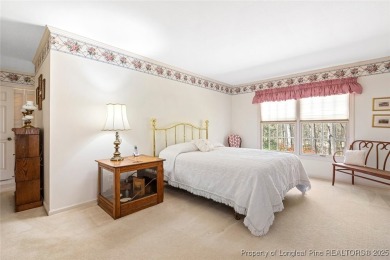 Say *Welcome Home* to this adorable English cottage-style home on Carolina Trace Country Club in North Carolina - for sale on GolfHomes.com, golf home, golf lot