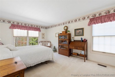 Say *Welcome Home* to this adorable English cottage-style home on Carolina Trace Country Club in North Carolina - for sale on GolfHomes.com, golf home, golf lot
