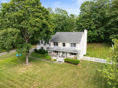 **Watch video link below!** Charming New England Farmhouse with on Woodway Country Club in Connecticut - for sale on GolfHomes.com, golf home, golf lot