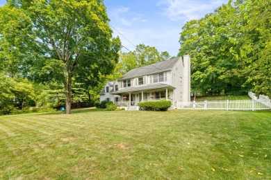 **Watch video link below!** Charming New England Farmhouse with on Woodway Country Club in Connecticut - for sale on GolfHomes.com, golf home, golf lot