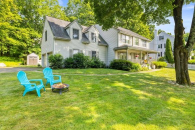 **Watch video link below!** Charming New England Farmhouse with on Woodway Country Club in Connecticut - for sale on GolfHomes.com, golf home, golf lot