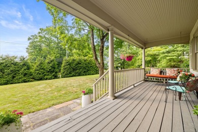 **Watch video link below!** Charming New England Farmhouse with on Woodway Country Club in Connecticut - for sale on GolfHomes.com, golf home, golf lot
