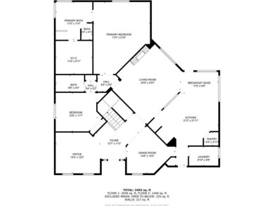 Expansive Corner lot residence features over 4100 sqft with 5 on Jim Boggs in Texas - for sale on GolfHomes.com, golf home, golf lot
