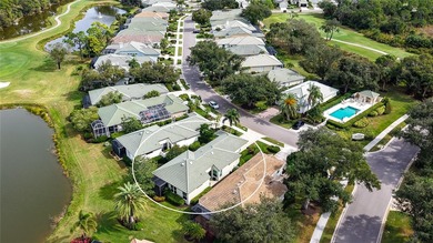 MUST SEE THE FABULOUS POND AND GOLF COURSE VIEW from this on The Venice Golf and Country Club in Florida - for sale on GolfHomes.com, golf home, golf lot