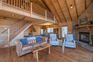 Private setting on lake Silveratta,  newer style custom chalet on Innsbrook Resort Golf Course in Missouri - for sale on GolfHomes.com, golf home, golf lot
