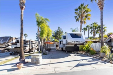 Beautiful Fully Enclosed +-630 Sq Ft Buildout with Quality Super on Rancho California RV Resort in California - for sale on GolfHomes.com, golf home, golf lot