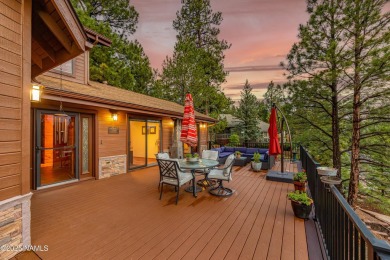 Cabin style home with views of Mt. Elden. You feel like you are on Continental Country Club in Arizona - for sale on GolfHomes.com, golf home, golf lot