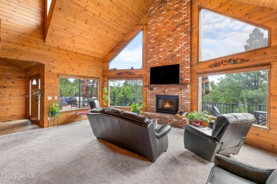 Cabin style home with views of Mt. Elden. You feel like you are on Continental Country Club in Arizona - for sale on GolfHomes.com, golf home, golf lot