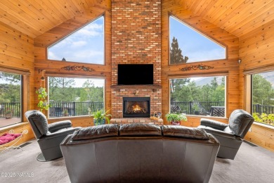 Cabin style home with views of Mt. Elden. You feel like you are on Continental Country Club in Arizona - for sale on GolfHomes.com, golf home, golf lot