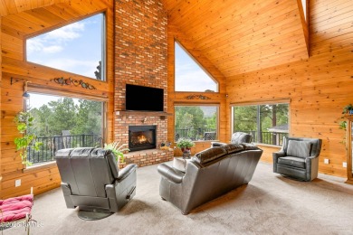 Cabin style home with views of Mt. Elden. You feel like you are on Continental Country Club in Arizona - for sale on GolfHomes.com, golf home, golf lot