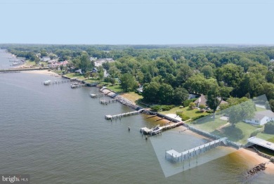 UNOBSTRUCTED BAY VIEW RANCHER with PRIVATE PIER in Kent Island's on Blue Heron Golf Course in Maryland - for sale on GolfHomes.com, golf home, golf lot