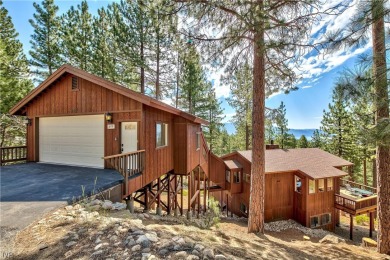 A quintessential Lake Tahoe chalet with lake views & adj to NV on Incline Village Golf Course in Nevada - for sale on GolfHomes.com, golf home, golf lot