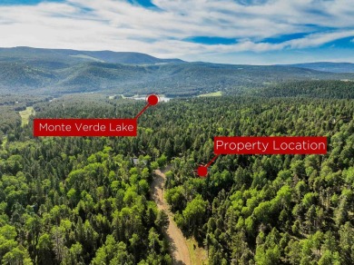 Tucked away amid whispering pines and just a short walk to the on Angel Fire Resort Country Club in New Mexico - for sale on GolfHomes.com, golf home, golf lot
