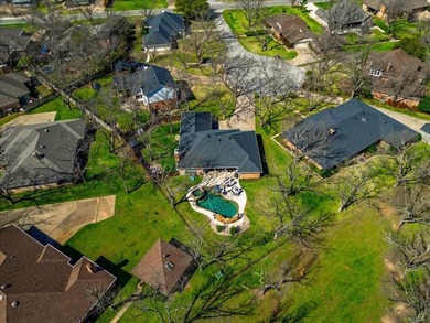 Exquisite golf course living on the 17th hole with resort-style on Pecan Plantation Country Club in Texas - for sale on GolfHomes.com, golf home, golf lot