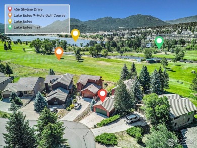 Welcome to 456 Skyline Dr, a stunning home located on the #2 tee on Lake Estes Golf Course in Colorado - for sale on GolfHomes.com, golf home, golf lot