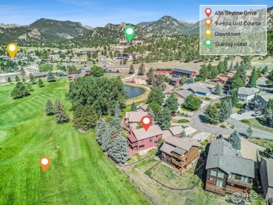 Welcome to 456 Skyline Dr, a stunning home located on the #2 tee on Lake Estes Golf Course in Colorado - for sale on GolfHomes.com, golf home, golf lot