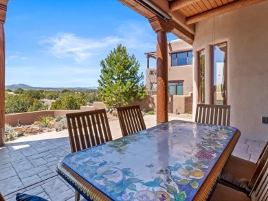 Views, entertaining areas and indoor/outdoor living at its on The Club At Las Campanas  in New Mexico - for sale on GolfHomes.com, golf home, golf lot