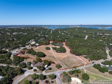 One-of-a-kind opportunity to purchase holes 5 & 6 from Lakeside on Canyon Lake Golf Club in Texas - for sale on GolfHomes.com, golf home, golf lot