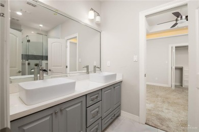 Welcome to this beautiful two-story brick home, ideally situated on Los Lagos Golf Club in Texas - for sale on GolfHomes.com, golf home, golf lot