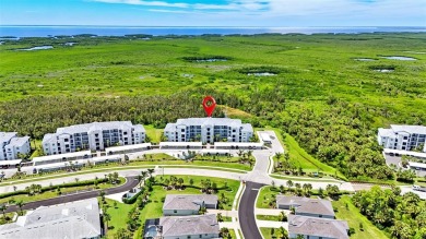 TOP FLOOR Birkdale floorplan with spectacular water and nature on Heritage Landing Golf  in Florida - for sale on GolfHomes.com, golf home, golf lot