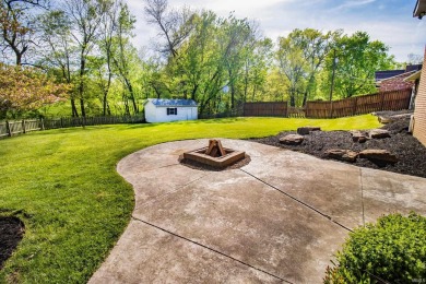 This beautifully remodeled home is nestled right along the on Evansville Country Club in Indiana - for sale on GolfHomes.com, golf home, golf lot