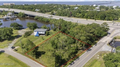 Come build your dream home on this large waterfront lot near on Pass Christian Isles Golf Club in Mississippi - for sale on GolfHomes.com, golf home, golf lot