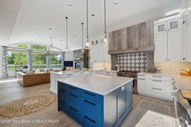 Designed by renowned local architects Dubbe Moulder and on Jackson Hole Golf and Tennis Club in Wyoming - for sale on GolfHomes.com, golf home, golf lot