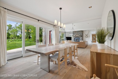 Designed by renowned local architects Dubbe Moulder and on Jackson Hole Golf and Tennis Club in Wyoming - for sale on GolfHomes.com, golf home, golf lot