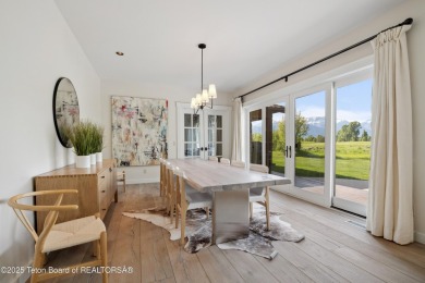 Designed by renowned local architects Dubbe Moulder and on Jackson Hole Golf and Tennis Club in Wyoming - for sale on GolfHomes.com, golf home, golf lot