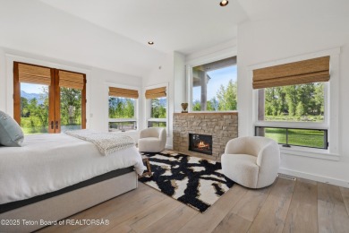 Designed by renowned local architects Dubbe Moulder and on Jackson Hole Golf and Tennis Club in Wyoming - for sale on GolfHomes.com, golf home, golf lot