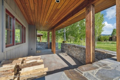 Designed by renowned local architects Dubbe Moulder and on Jackson Hole Golf and Tennis Club in Wyoming - for sale on GolfHomes.com, golf home, golf lot